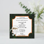 kleine Halloween-Party-Einladung der Strampler-5x5 Einladung (Stehend Vorderseite)