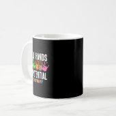 Kleine Hände großes Potenzial Headstart-Lehrer Kaffeetasse (Vorderseite Links)