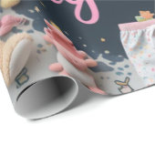 kleine Hände kleine Füße Geschenkpapier (Rolleneckpunkt)