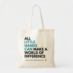 Kleine Hände machen Taschen-Tasche ein Tragetasche