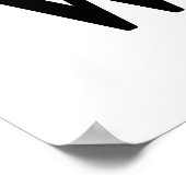 Kleine Handlungen verändern die Welt | Positive Me Poster (Ecke)