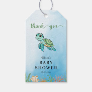 Kleine Hatchling Schildkröte unter der Sea Baby Du Geschenkanhänger