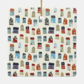 KLEINE HÄUSER KERAMIKORNAMENT (Rückseite)