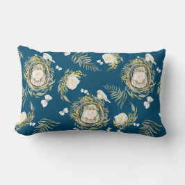 Kleine Hedge Hog Spring Wildblume Lendenkissen