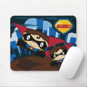 Kleine Held-Superheld-Mausunterlage Mousepad (Mit Mouse)