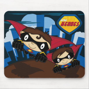 Kleine Held-Superheld-Mausunterlage Mousepad