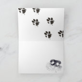 Kleine Helfer des Weihnachtsmanns Karte (Innenseite)