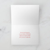 Kleine Helfer des Weihnachtsmanns Karte (Innenseite)