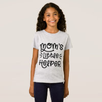 Kleine Helferin Niedlicher Handschrift der Mama