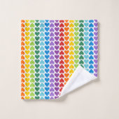 KLEINE, HELLFROLLEN BADHANDTUCH SET (Waschlappen)