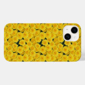 Kleine, hellgelbe Rosen-Gehäuse Case-Mate iPhone Hülle (Rückseite (Horizontal))