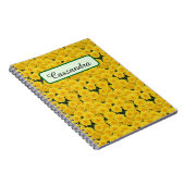 Kleine, hellgelbe Rosen Notizblock (Rechte Seite)