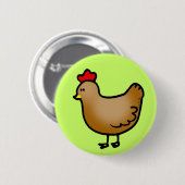 Kleine Henne Button (Vorne & Hinten)