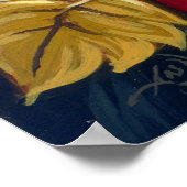 Kleine Herbstleaves ART PRINT Fallmärchen Poster (Ecke)