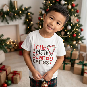 Kleine Herr Zuckerrohr Weihnachten T-Shirt