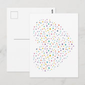 Kleine Herzen - Aquarelle Postkarte (Vorne/Hinten)