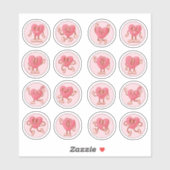 Kleine Herzen Aufkleber (Blatt)