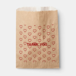 kleine Herzen Geschenktütchen
