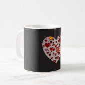 Kleine Herzen Kaffeetasse (Vorderseite Links)