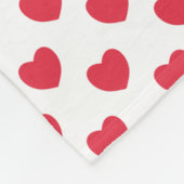 Kleine Herzen | LH-03 | Fleecedecke (Ecke)