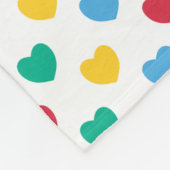 Kleine Herzen | LH-04 | Fleecedecke (Ecke)