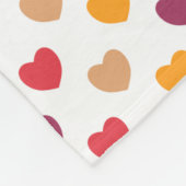 Kleine Herzen | LH-05 | Fleecedecke (Ecke)