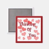 Kleine Herzen Magnet (Vorderseite/Rückseite)