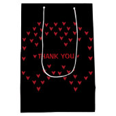 kleine Herzen Mittlere Geschenktüte (Rückseite)