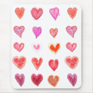 Kleine Herzen Mousepad