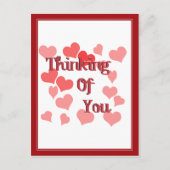 Kleine Herzen Postkarte (Vorderseite)