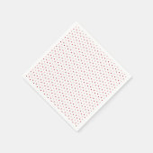 Kleine Herzen Serviette (Ecke)