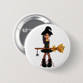 Kleine Hexe Button (Vorne & Hinten)