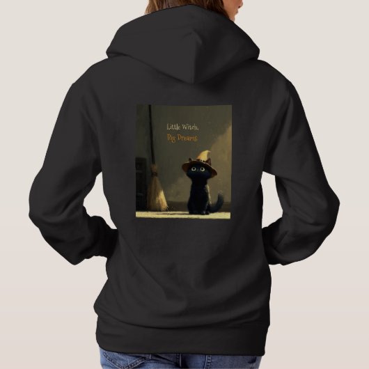 Kleine Hexe, große Träume Hoodie (Rückseite)