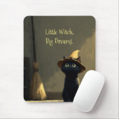 Kleine Hexe, große Träume Mousepad (Mit Mouse)