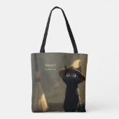 Kleine Hexe, große Träume Tasche (Rückseite)