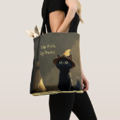 Kleine Hexe, große Träume Tasche (Von Nahem)