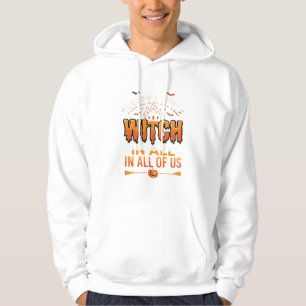 Kleine Hexe Halloween Hexe Typografie Design_1 Hoodie