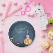 Kleine Hexe | Halloween-Party Personalisiert Pappteller (Party)