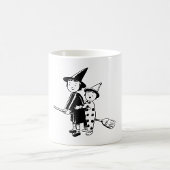 Kleine Hexe und Clown Kaffeetasse