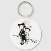 Kleine Hexe und Clown Schlüsselanhänger (Vorderseite)