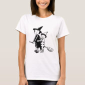 Kleine Hexe und Clown T-Shirt (Vorderseite)