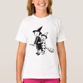 Kleine Hexe und Clown T-Shirt (Vorderseite)