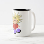 "Kleine Hexe" Zweifarbige Tasse (VorderseiteRechts)