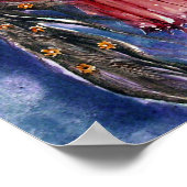 Kleine Hexen- und Mondplakate Poster (Ecke)