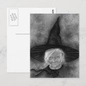 Kleine Hexenkarte Postkarte (Vorne/Hinten)