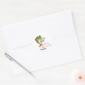 Kleine Hilfe von meinen Freunden Runder Aufkleber (Umschlag)