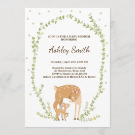 Kleine Hirschbrunnen-Dusche Einladung Wälder