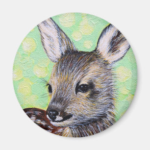 Kleine Hirschmalerei Magnet