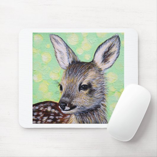 Kleine Hirschmalerei Mousepad (Mit Mouse)
