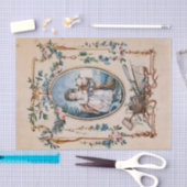 Kleine Hirten mit Lamm von Jean-Baptiste Huet Seidenpapier (Handwerk)